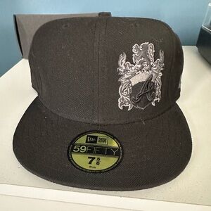 New Era 59FIFTY Atlanta Hat Black Size 7 5/8
